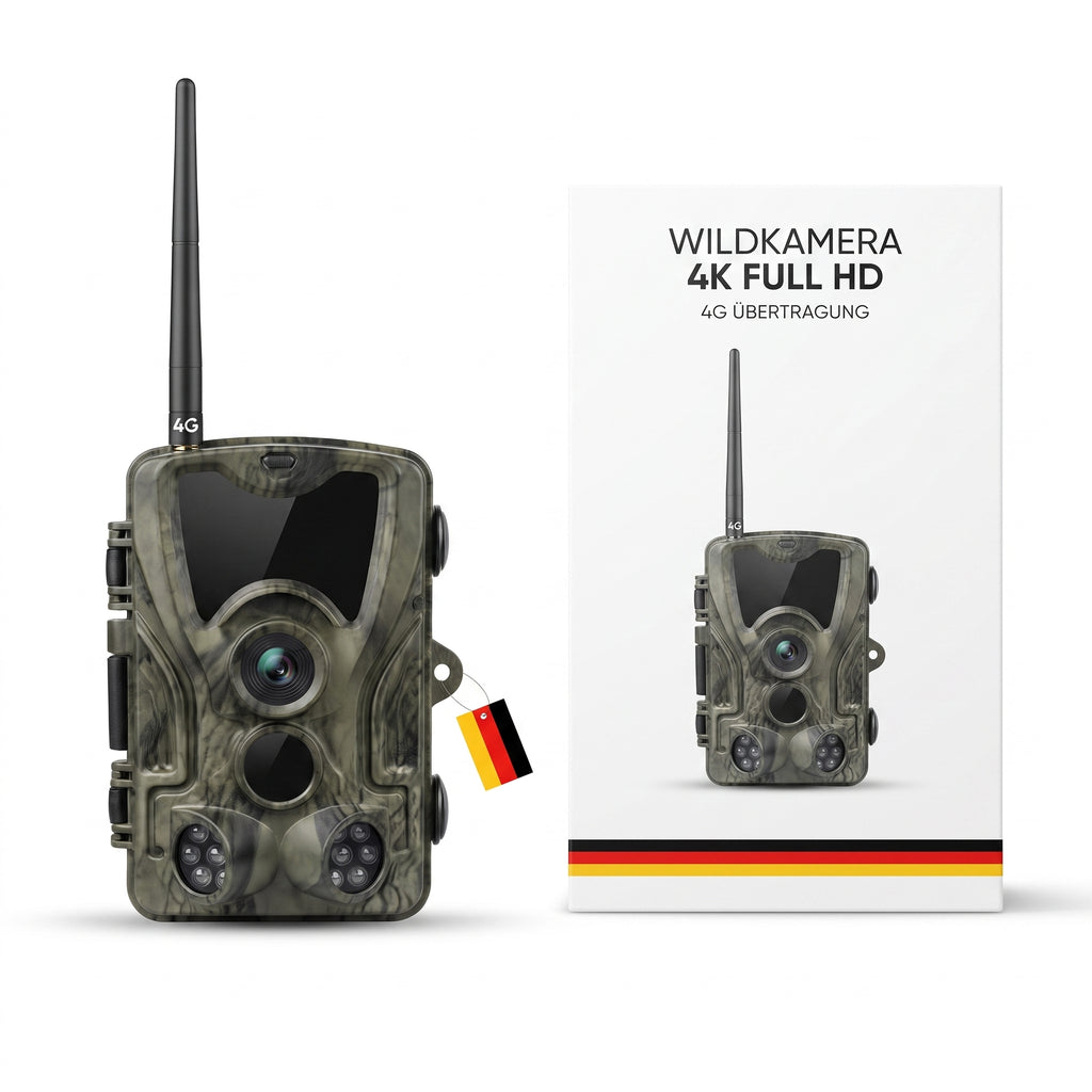 4K-Wildkamera mit 4G+-Bildschirm