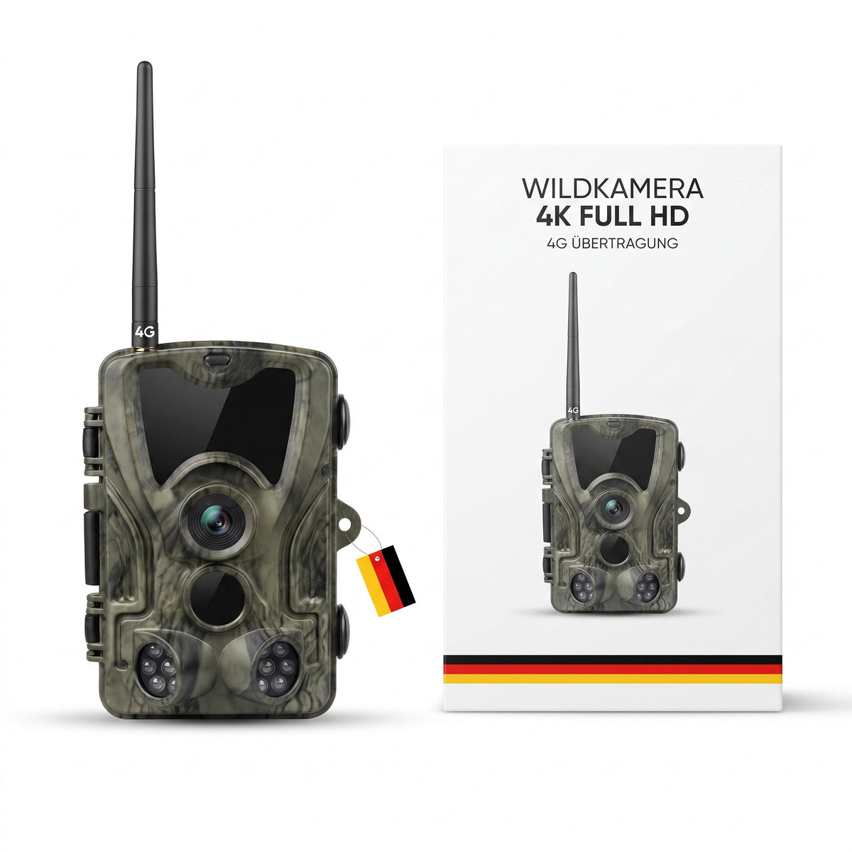 4K-Wildkamera mit 4G+-Bildschirm