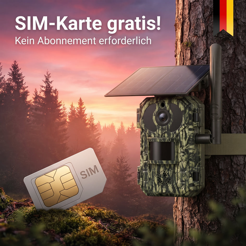 4G-Solar-Wildkamera 4K