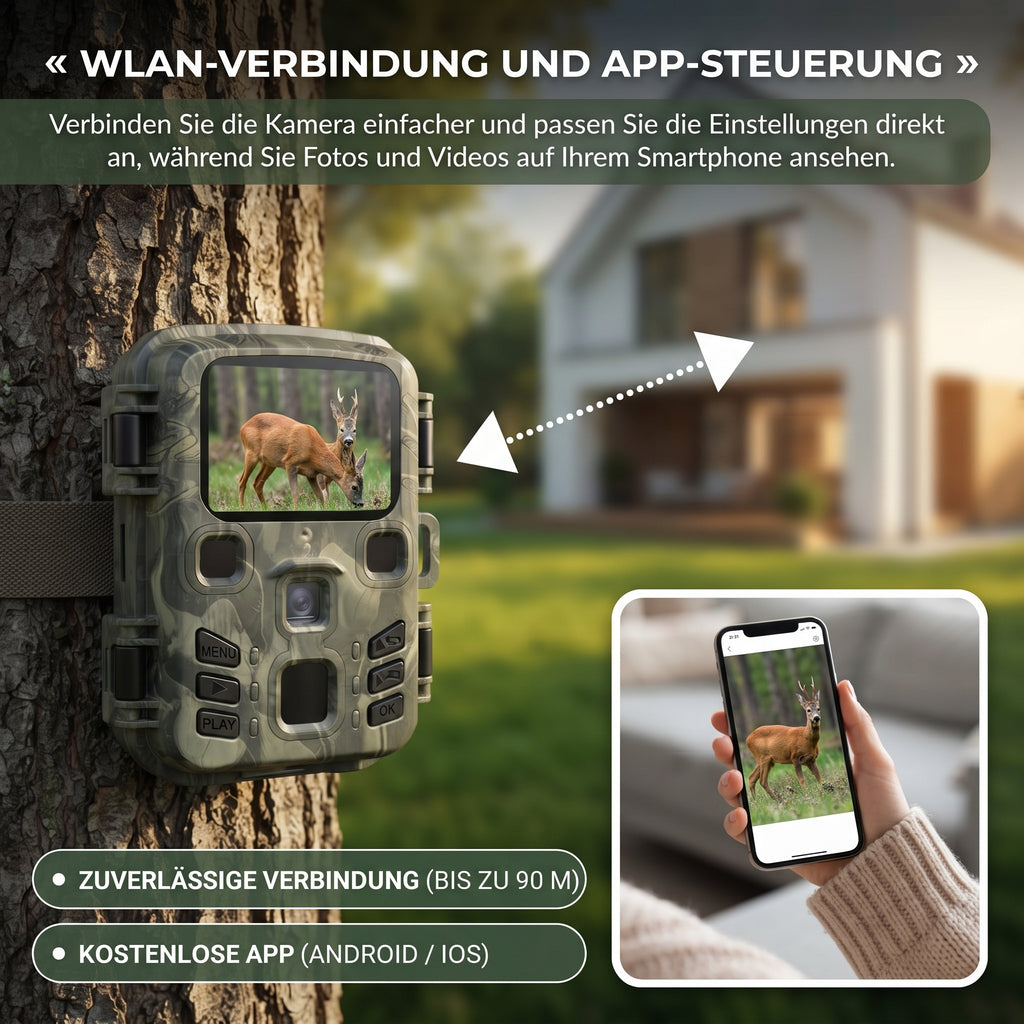 Wildkamera 4K WLAN