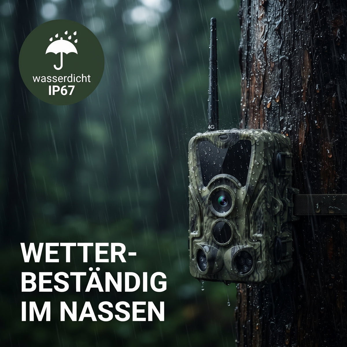 4K-Wildkamera mit 4G+-Bildschirm